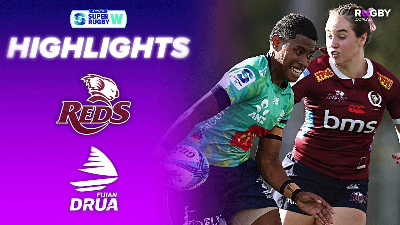Queensland Reds v Fijian Drua Highlights | Round 4 | Swyftx Super Rugby Women's 2026