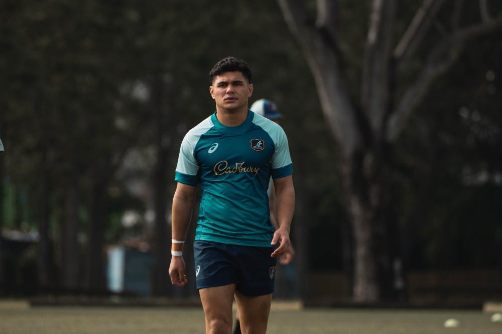 Noah Lolesio is embracing his return to Wallabies camp. Photo: Getty Images