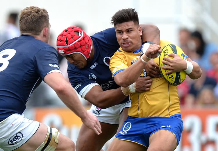 Sunnybank's Junior Laloifi in action for Brisbane City in 2016. Photo: Bradley Kanaris, Getty Images
