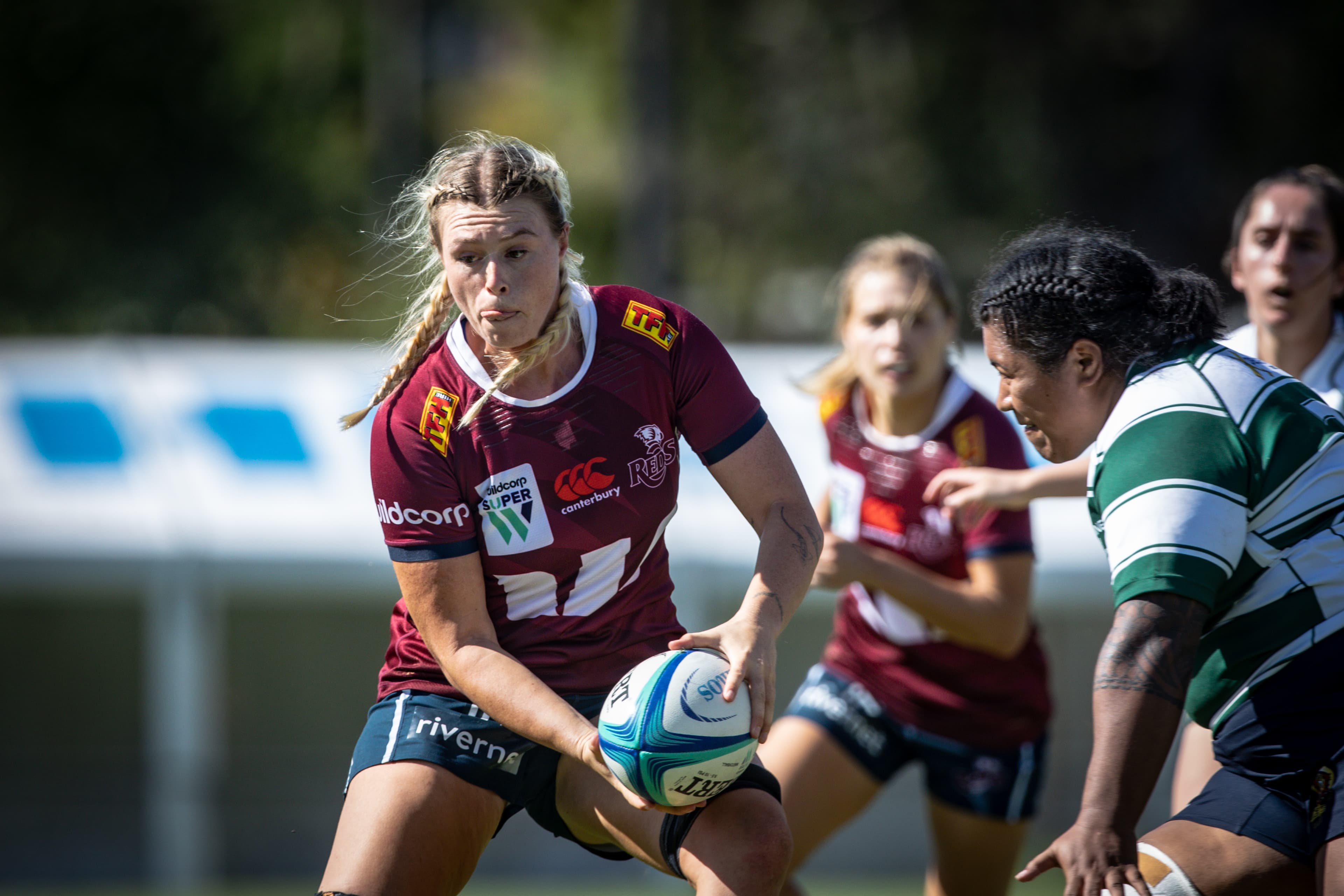 Lock Deni Ross is one of three debutants in the Reds starting XV.