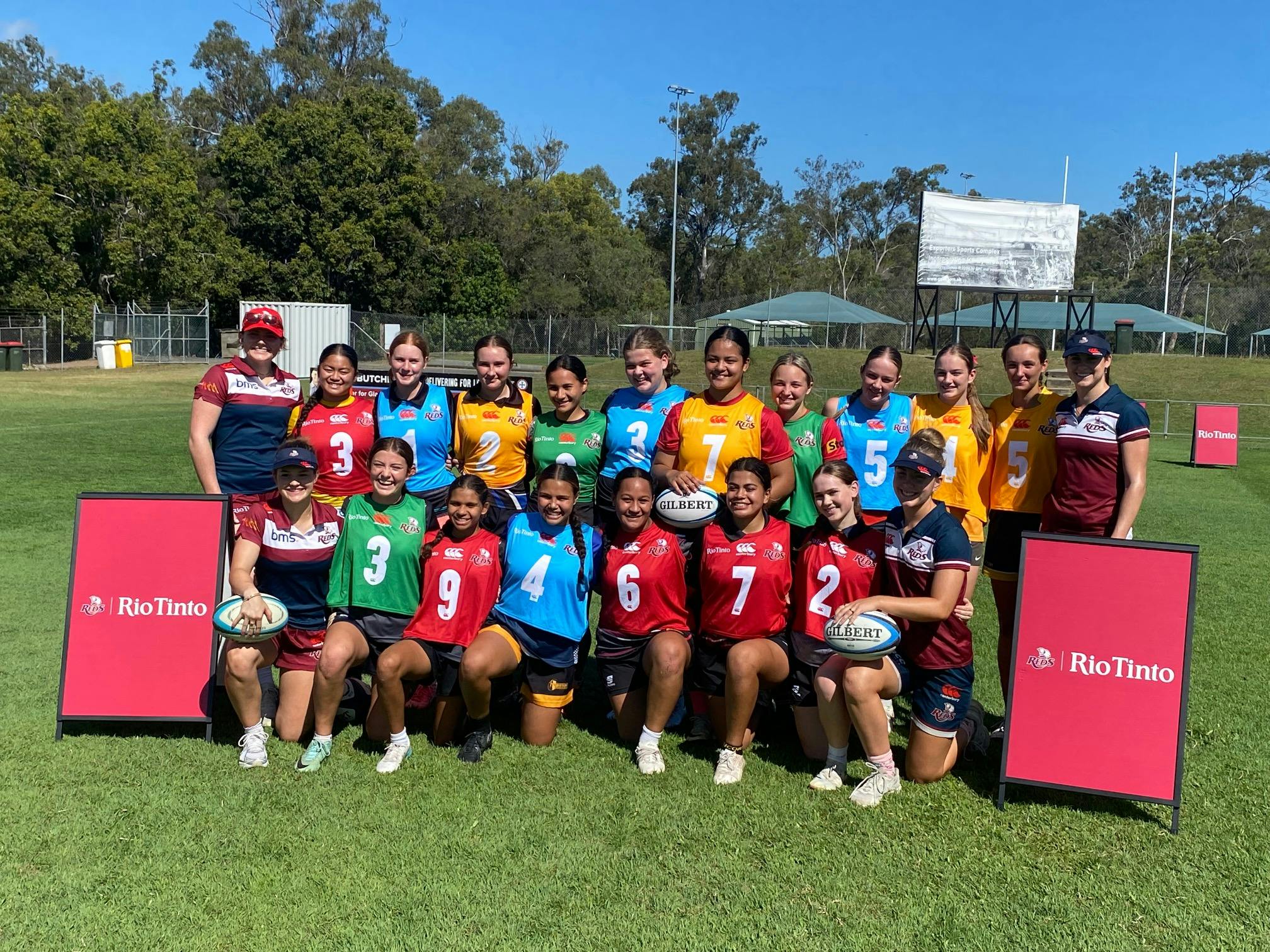 All smiles at the Rio Tinto Rugby Talent Combine in Gladstone