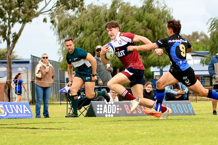 The Reds U16s on the charge in Perth against the Western Force today