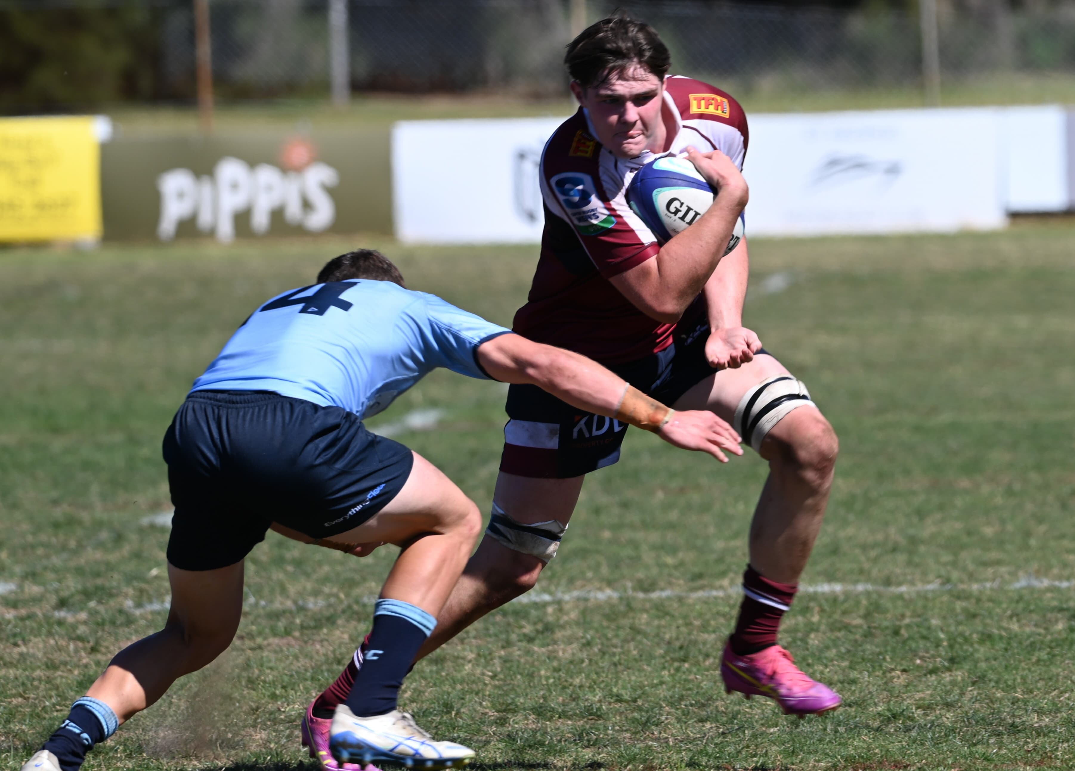 Reds forward Charlie Grieves...back from injury for the Super Rugby U16s grand final