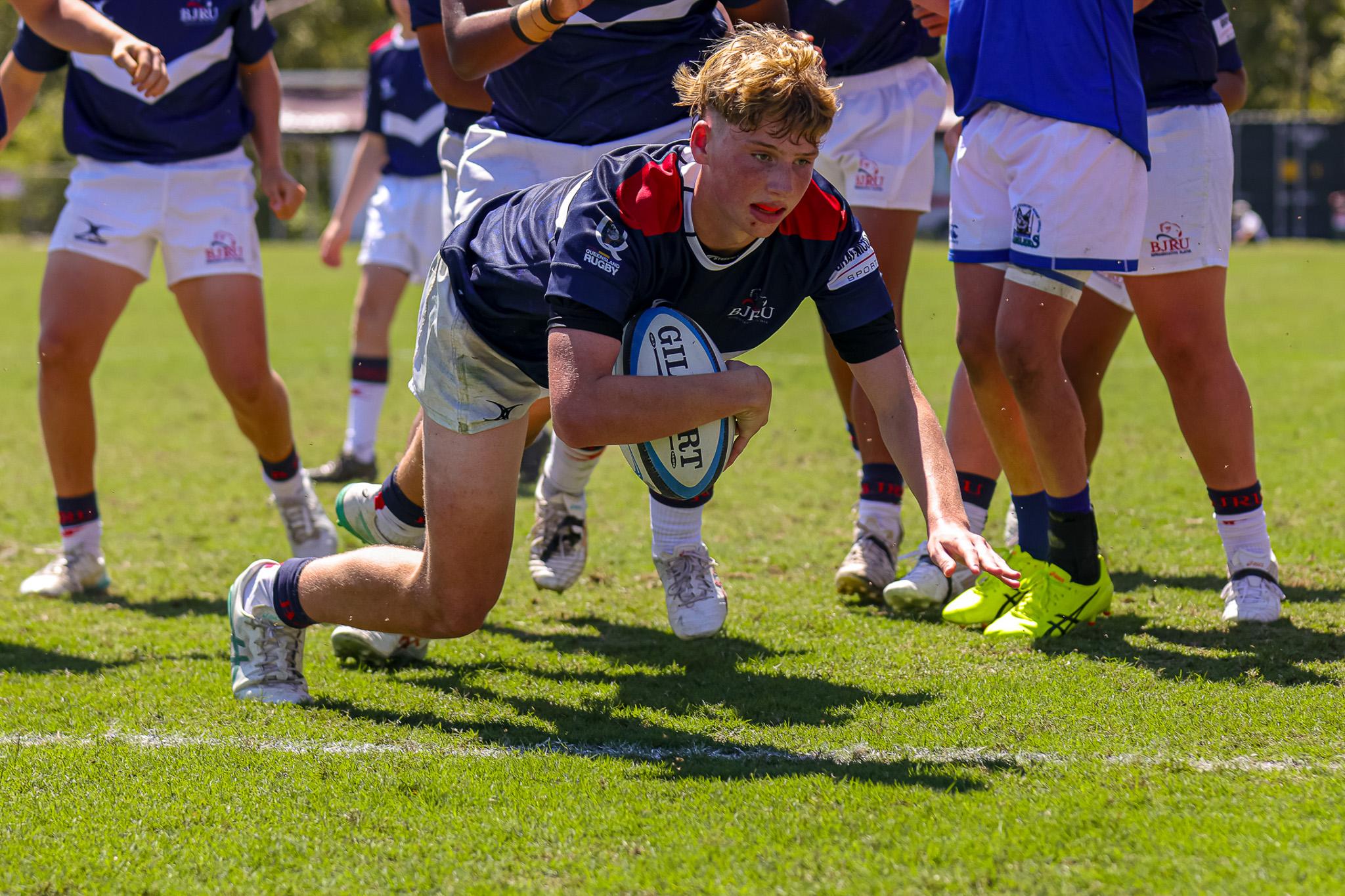 Ipswich Rangers forward Connor Glen...picked in the Reds U14 Navy squad