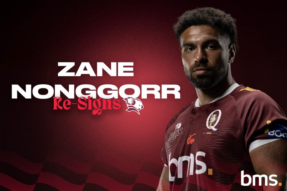 Zane Nonggorr has re-sign with the Queensland Reds and Rugby Australia through 2029