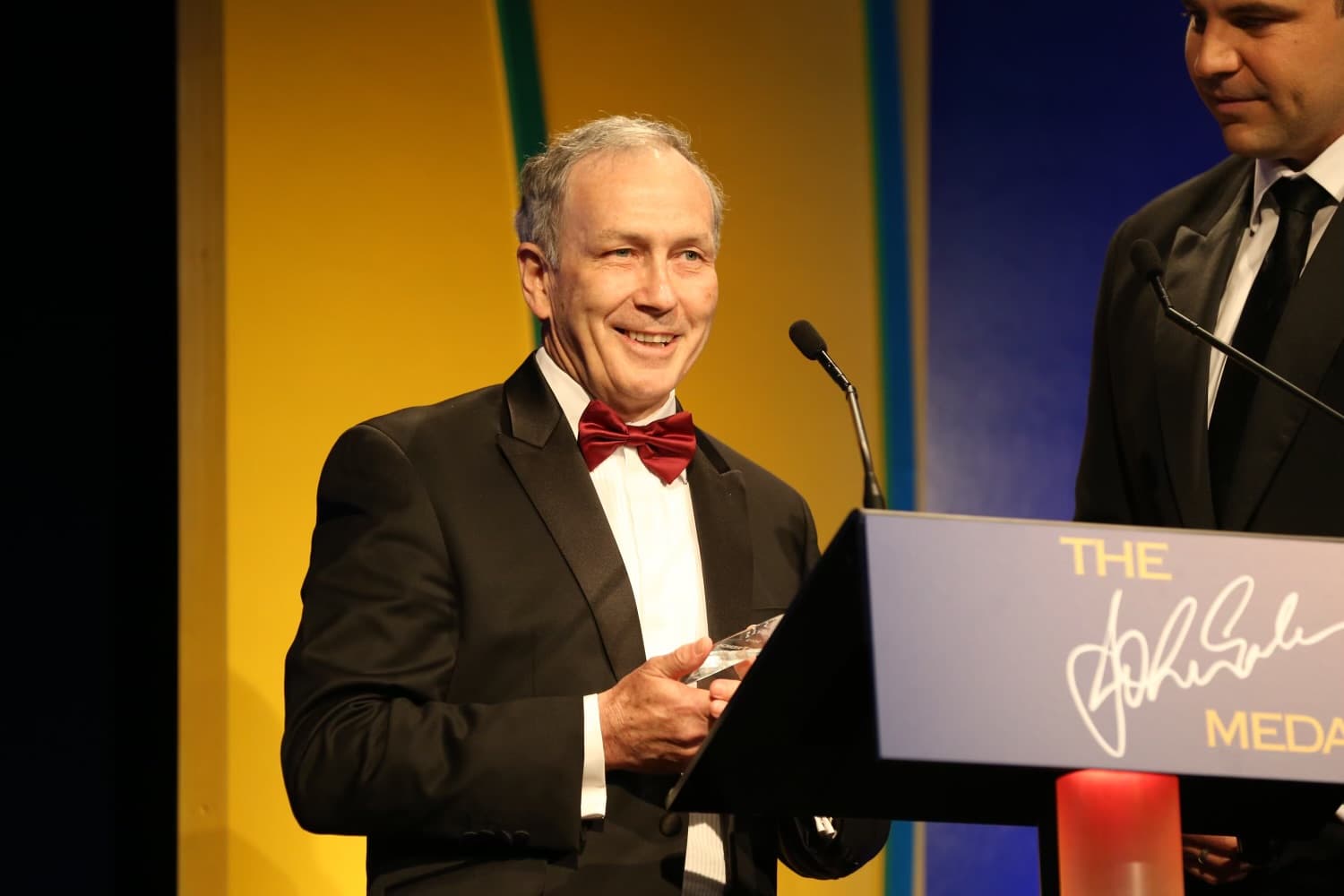 Orthopedic specialist Doctor Peter Myers...honoured with the 2013 Joe French Award for Outstanding Contribution to Rugby