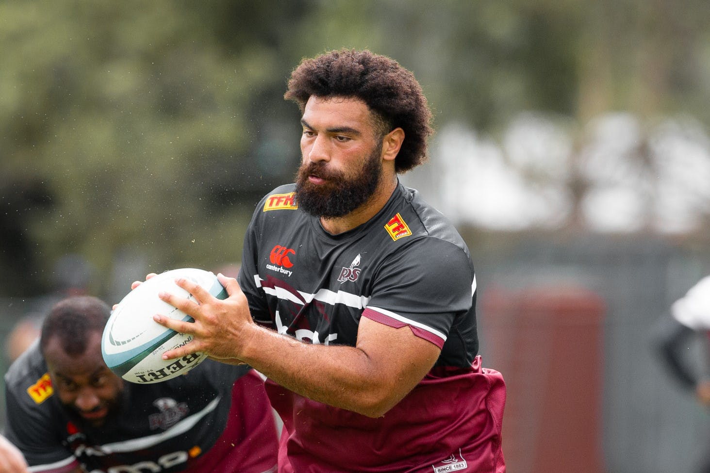Zane Nonggorr is relishing the challenge presented by Queensland's off-season prop signings. Picture: QRU Media Unit