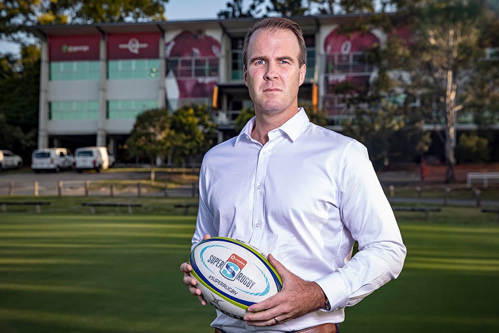 QRU CEO David Hanham at Ballymore. Photo: Brendan Hertel/QRU