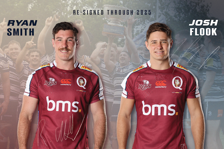 Proud Brothers duo Ryan Smith and Josh Flook have re-signed with the Queensland Reds 