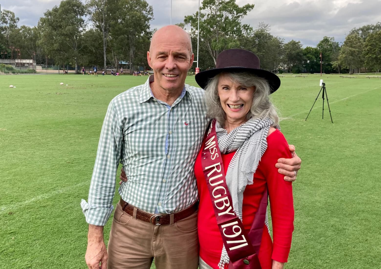 Geoff Richardson and wife Sue...a 1971 date to remember