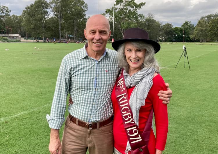 Geoff Richardson and wife Sue...a 1971 date to remember