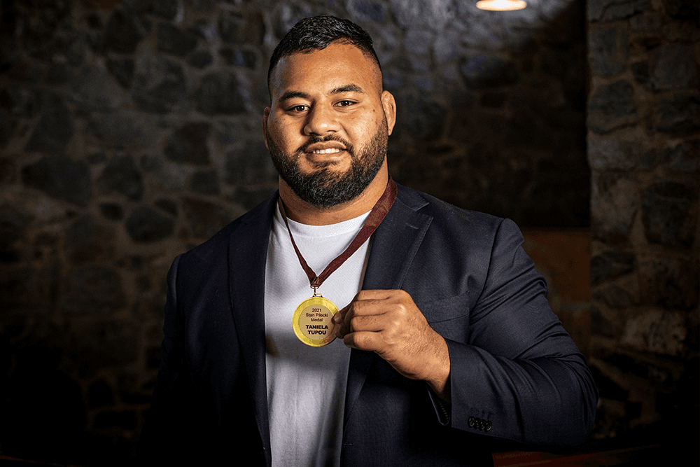 Taniela Toupou Medal Reds