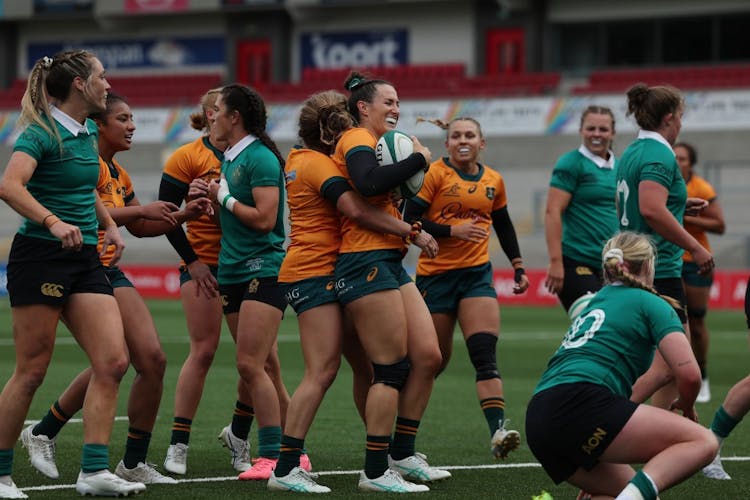 The Wallaroos were left frustrated after a tough loss to Ireland. Photo: Getty Images