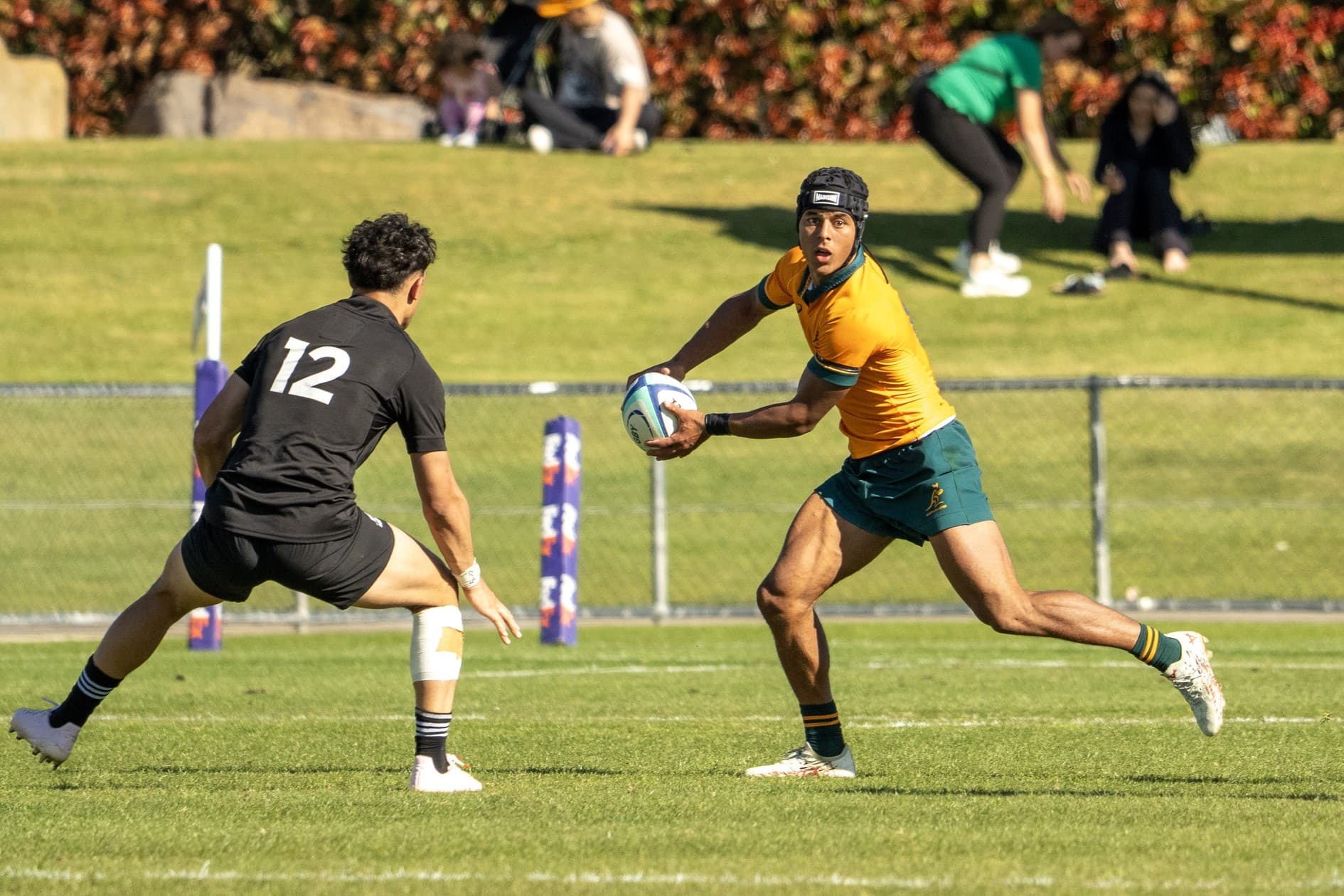 Reds outside back Treyvon Pritchard headlines the Australia U18s squad for Global Youth Sevens. Picture: Australian Schools Rugby