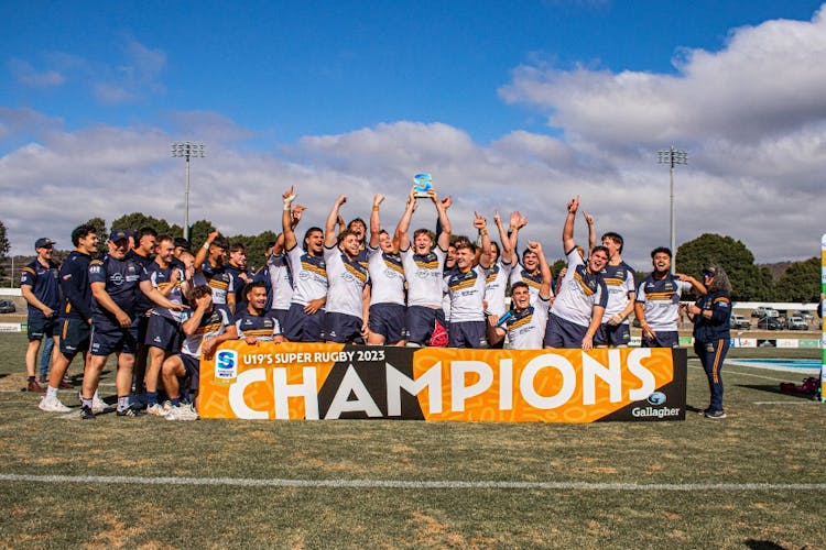 The Brumbies took out the U19s Super Rugby competition in 2023. Photo: Rugby Australia