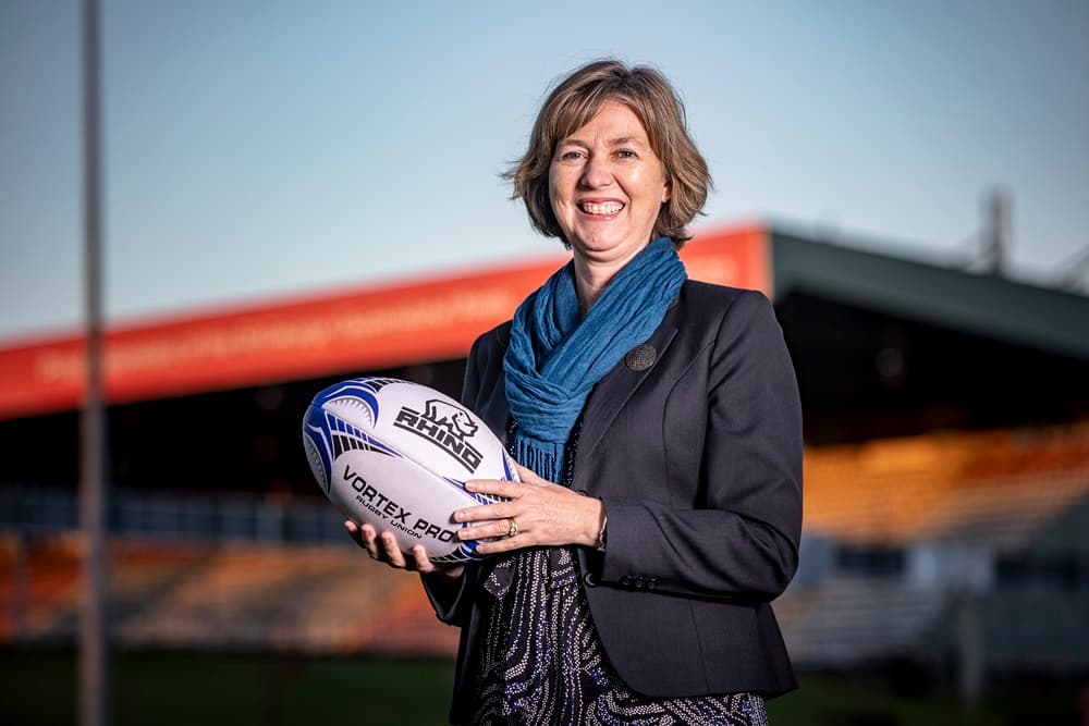 The QRU's new Vice President Libby Nankivell at Ballymore. Photo: Brendan Hertel/QRU
