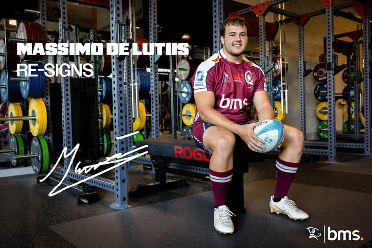 Reds strongman Massimo De Lutiis has re-signed for a further two years