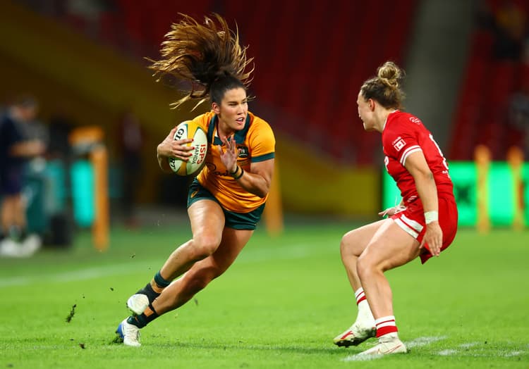 Charlotte Caslick's versatility is being tested by the Wallaroos