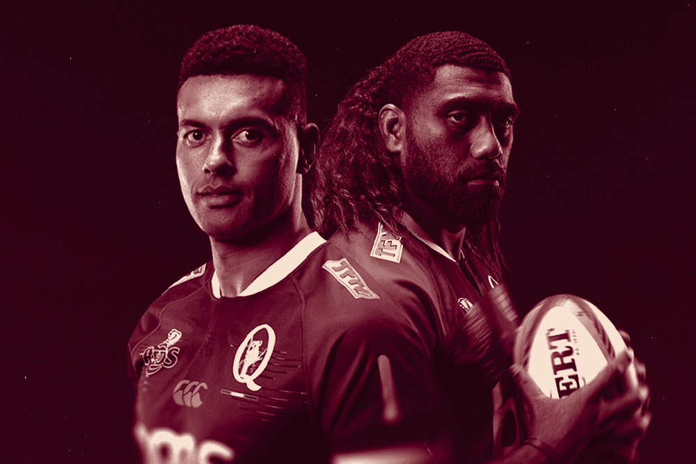 Reds farewell Ben Volavola (left) and Seru Uru
