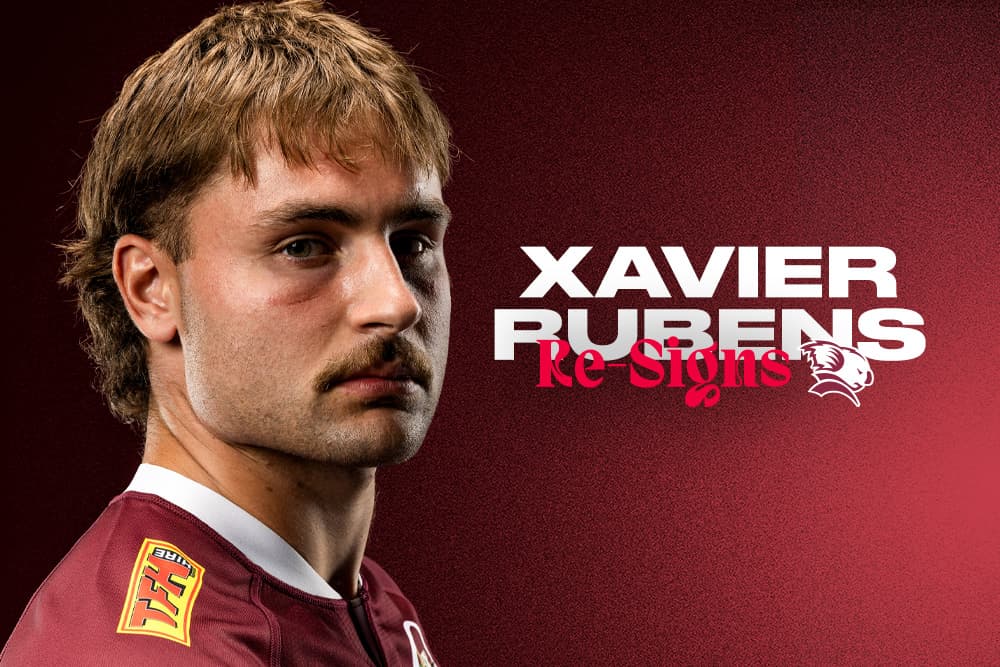 Xavier Rubens...re-signed by Reds with an opportunity to develop with the Wild Knights