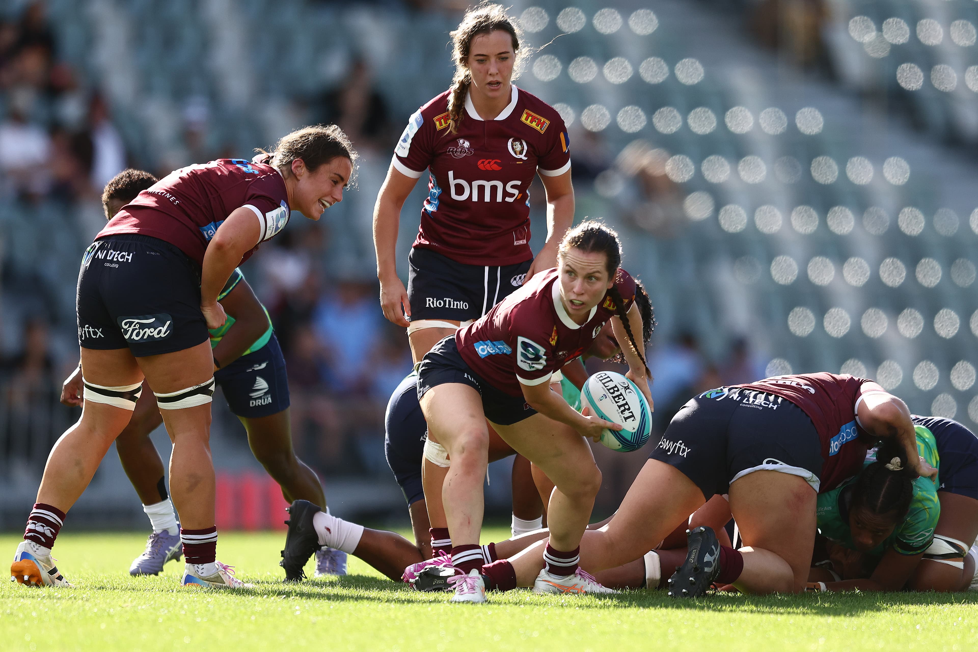 Reds halfback Sarah Dougherty in action. Photo: Chris Hyde, Getty Images