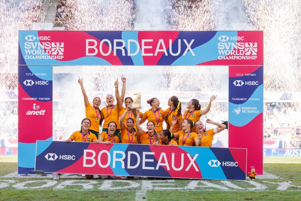 The Aussies Sevens had one too many tricks up their sleeves to deliver the SVNS World Championship. Photo: World Rugby