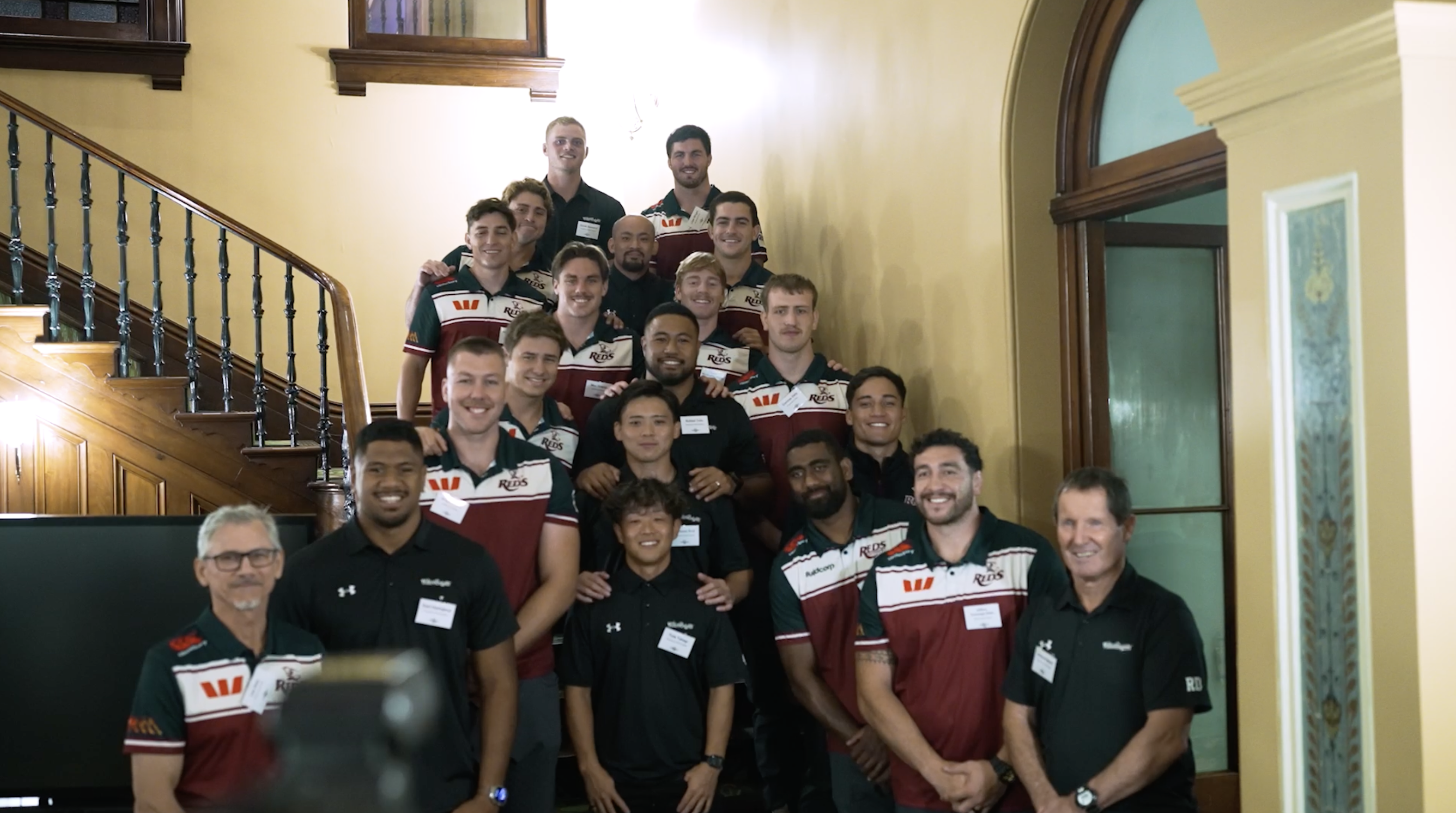 Queensland Reds Saitama Panasonic Wild Knights Official Welcome at QUT