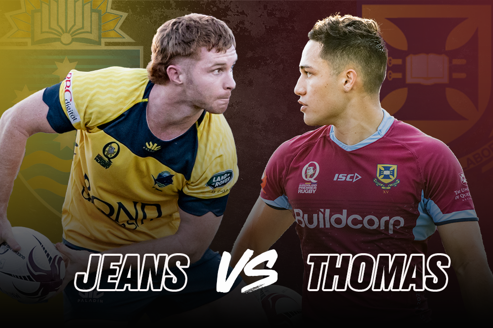 Reds scrumhalfs Spencer Jeans and Kalani Thomas will go head-to-head this Saturday in Round 15 of the StoreLocal HospitalCup