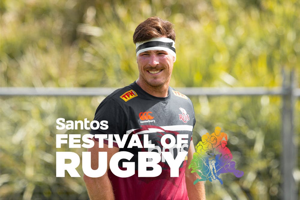 Ryan Smith will return to action for the Queensland Reds in the Santos Festival of Rugby in Roma. Image: QRU Media