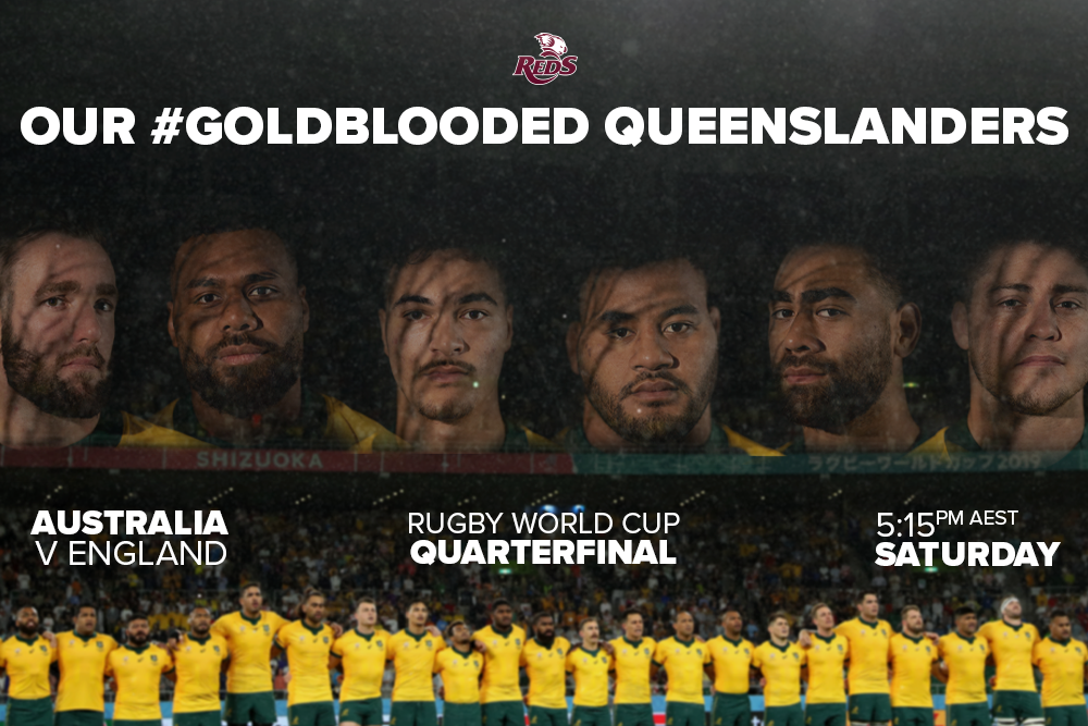 Six Queenslanders have been named in Australia's quarter-final against England