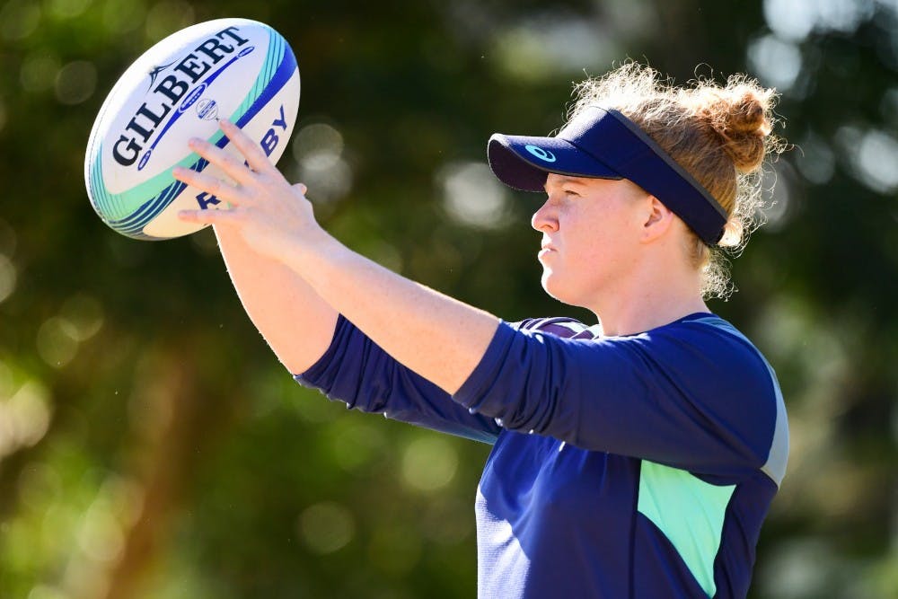 Queensland's Averyl Mitchell has been selected in the Australia A squad for the Oceania Rugby Women’s Championship. Photo: Stuart Walmsley