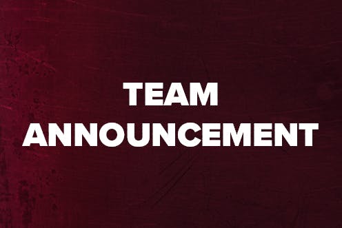 Team Announcement