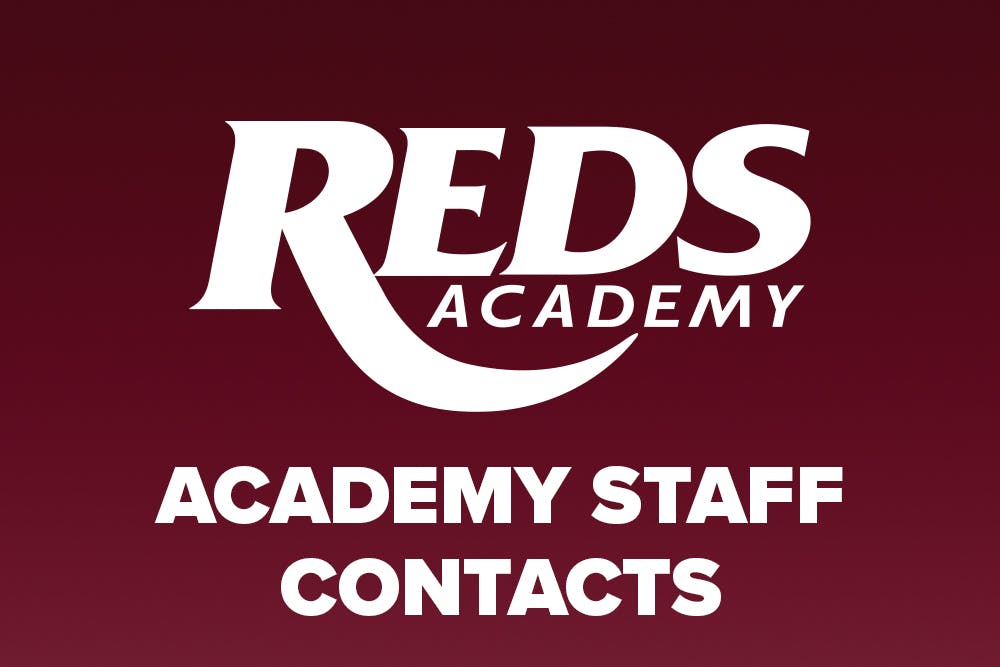 Reds Academy Staff contacts 